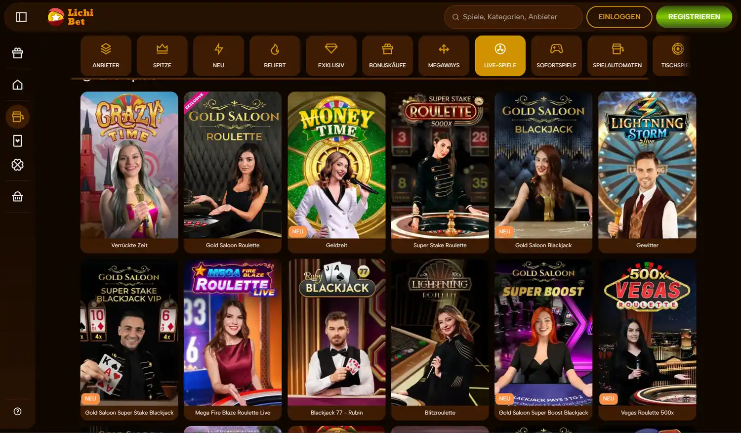 LichiBet Casino Live-Casino